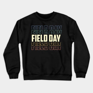 Funny School Field Day 2022 Last Day Of School Hello Summer Crewneck Sweatshirt